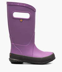 Bogs Kid's Rain Boot Plush 5 black