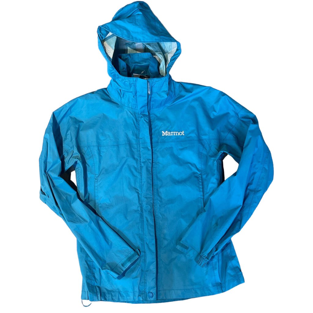 Marmot W Rain Jacket w/ Hood XS Blu