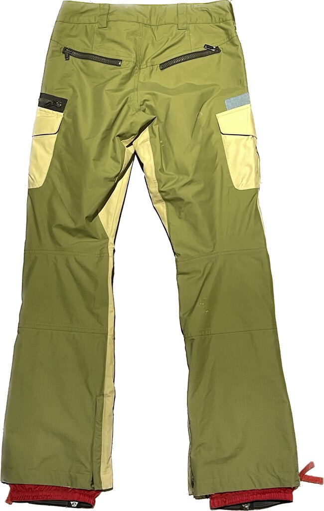 Burton W Snow Pants XS tan grn