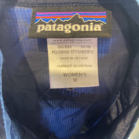 Patagonia W Snap Front Windbreaker Anorak M nvy