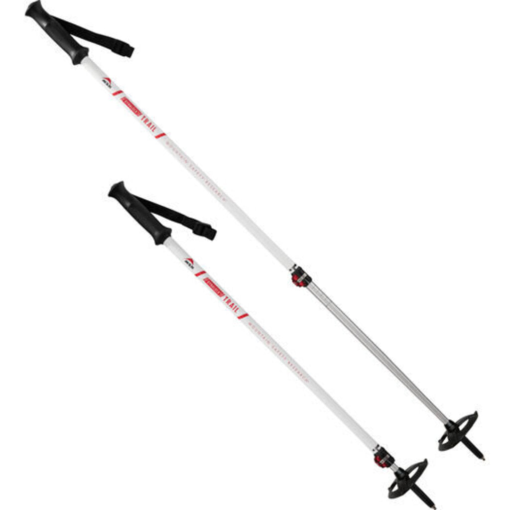 MSR Dynalock Trail Poles white/red