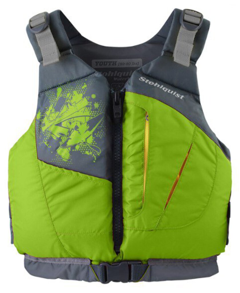 Stohlquist Youth Escape PFD 50-90lbs Lime