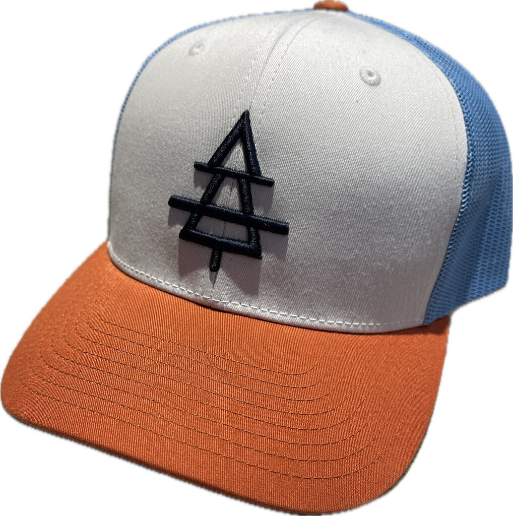 Foster Outdoor Team Hat Mesh Light Blue/White/Orange