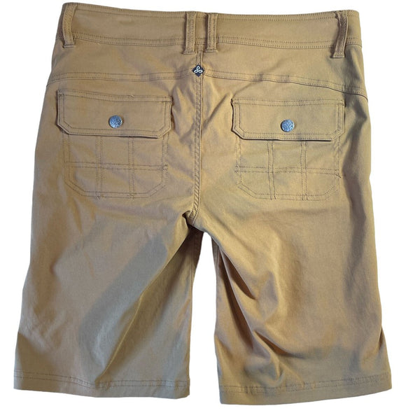 Prana W Active Stretchy Shorts 8 bronze