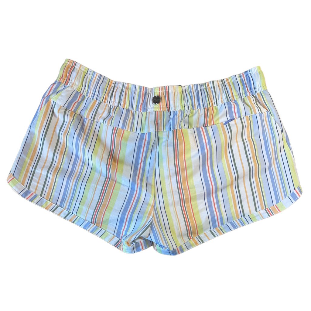 Prana W Striped Active Shorts S whi/multi