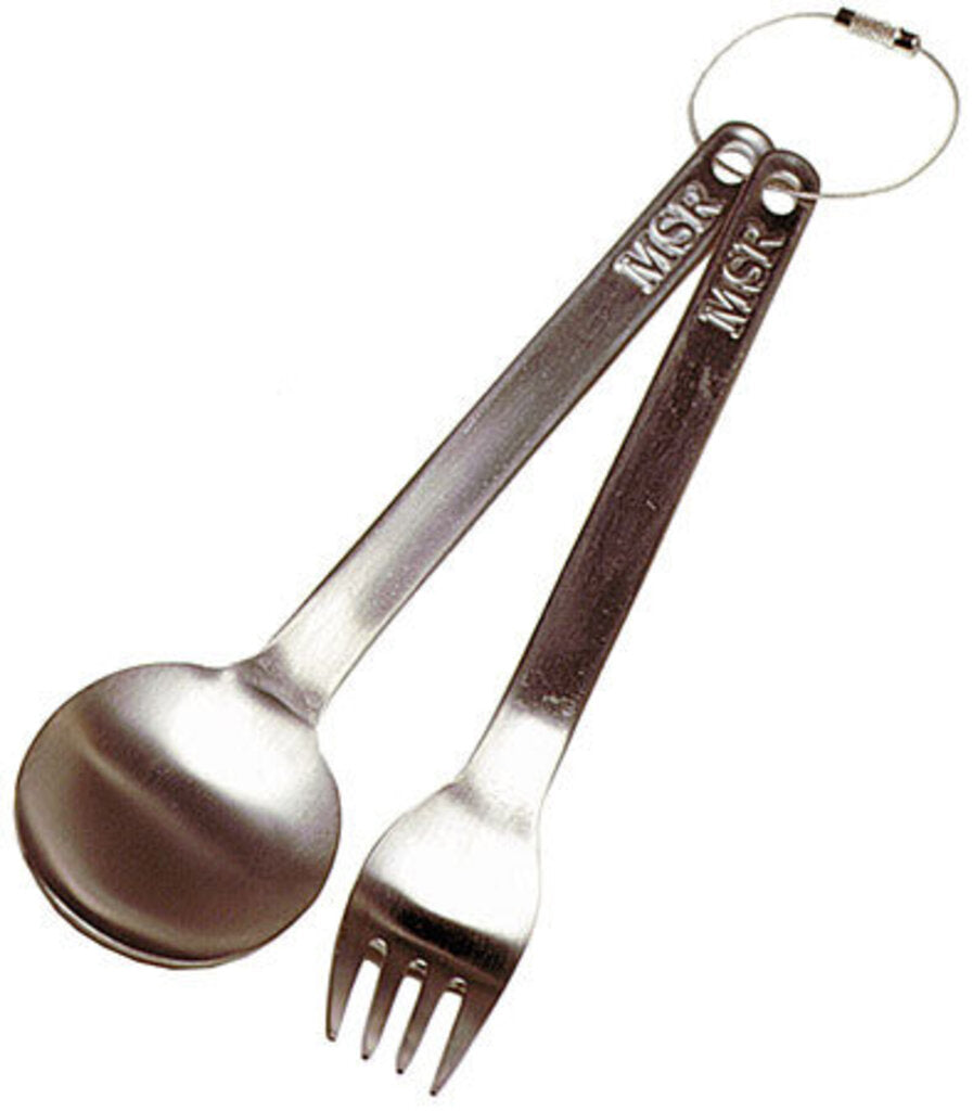 MSR Titanium Fork & Knife Set