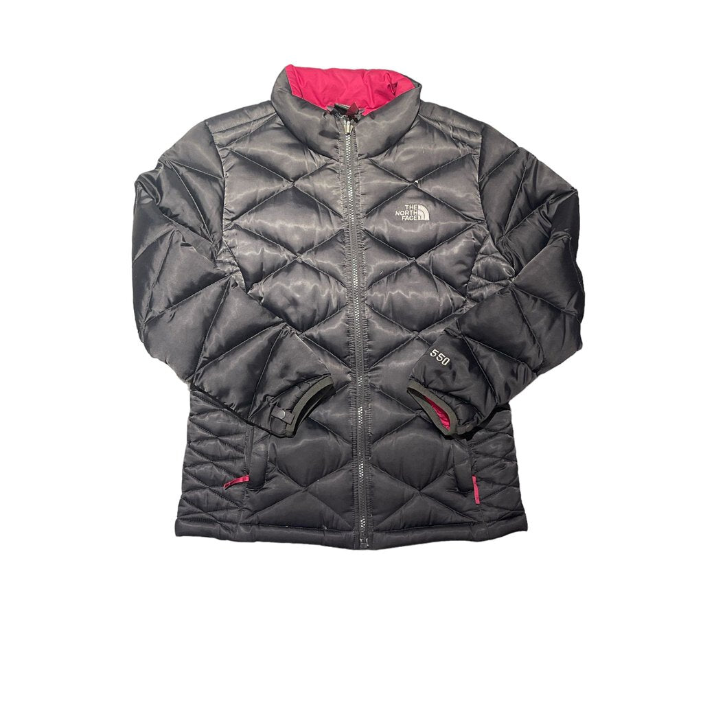 The North Face Y Down Jacket L gry/pnk