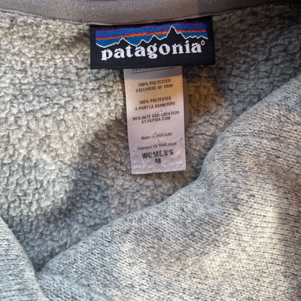 Patagonia W Long Fleece Jacket M gry