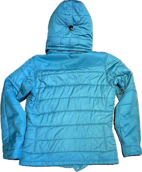 Patagonia W Insulated Ski Jacket w/ Hood M Blu