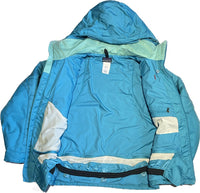 Patagonia W Insulated Ski Jacket w/ Hood M Blu