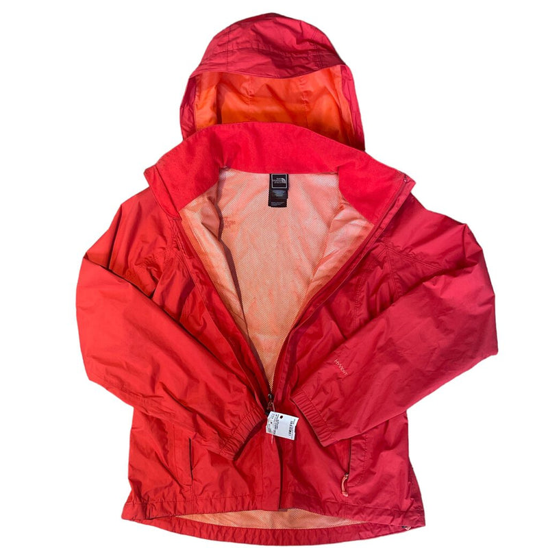 The North Face W Rain Jacket w/Hood M red/org