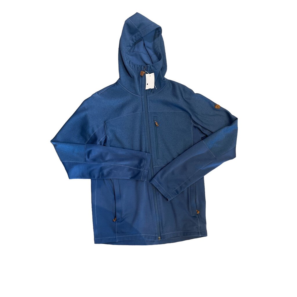 Fjallraven M Hard Fleece Jacket w/Hood S blu