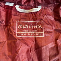 Craghoppers W Long Cowl Neck Insulated Jacket XL red