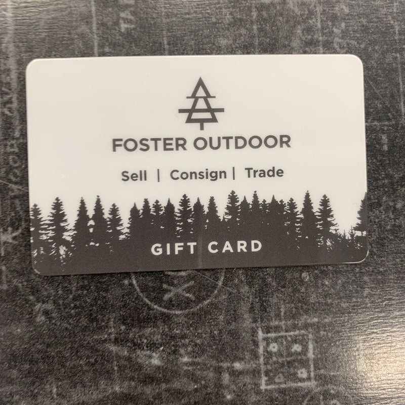 Foster Outdoor $25 Gift Card.
