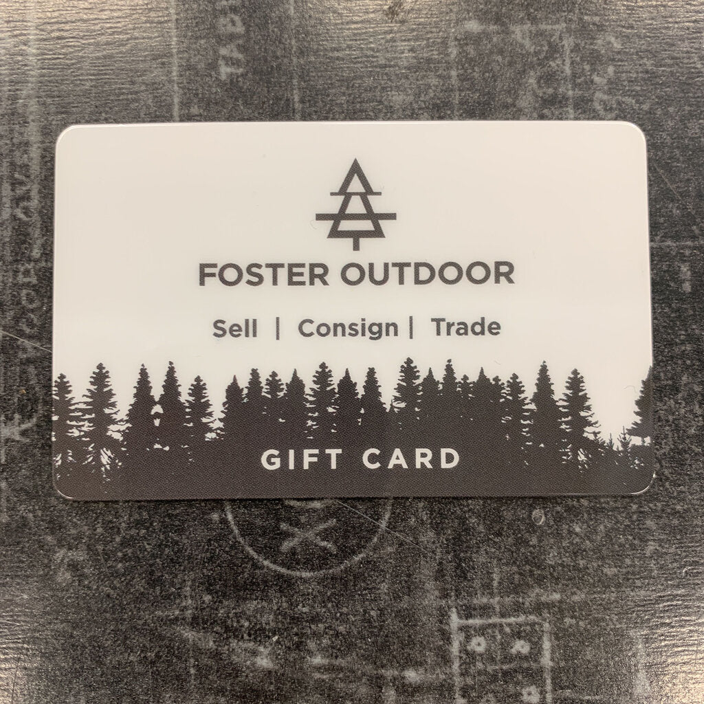 Foster Outdoor $75 Gift Card.