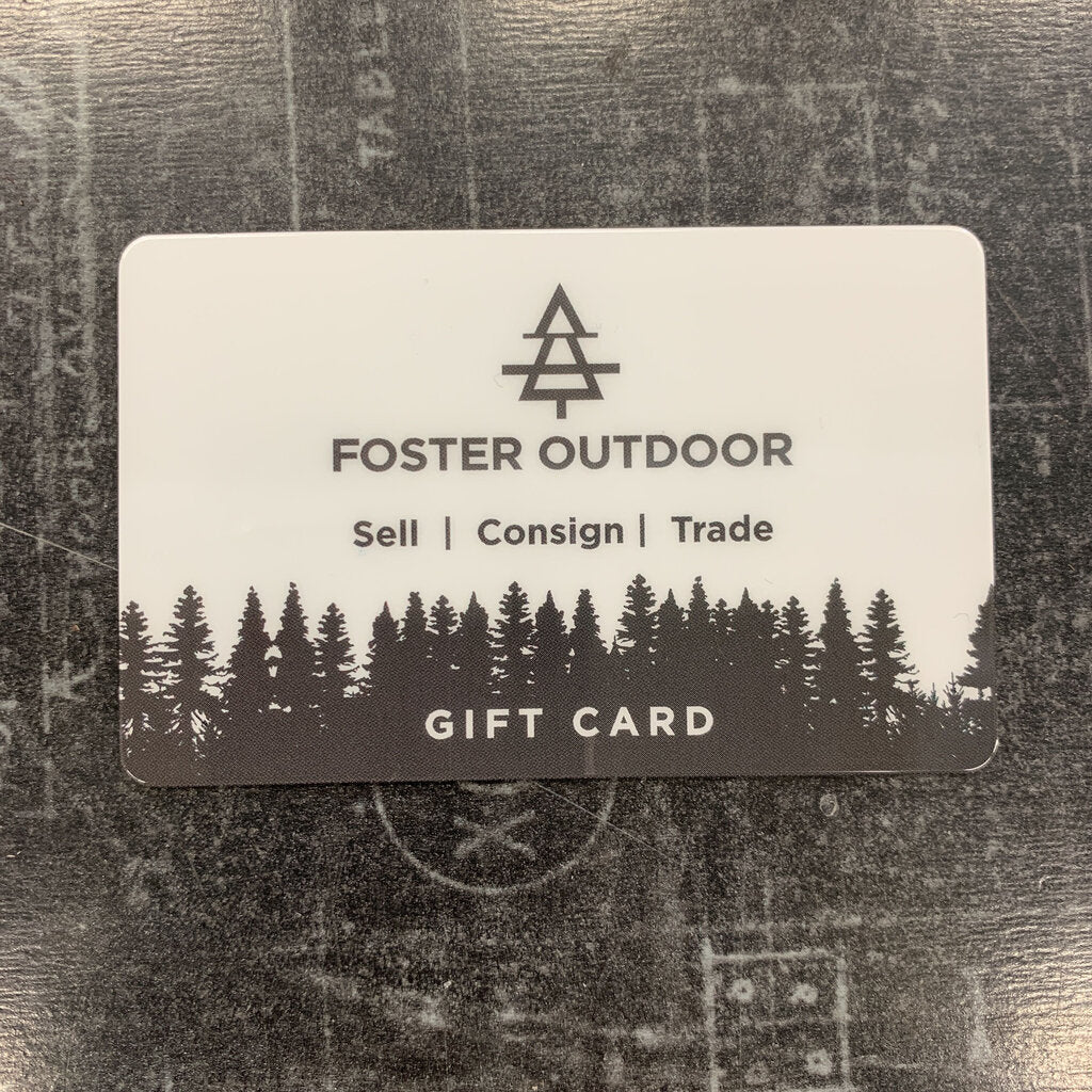 Foster Outdoor $100 Gift Card.